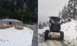 Osmaniye'de 1 metrelik karda mahsur kalan vatandaş kurtarıldı