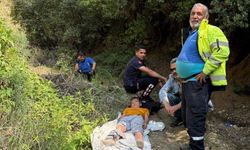 Osmaniye'de dağda kaza! Dere yatağına düşen çocuk yaralandı!