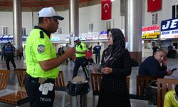 Otogarda bayram yogunlugu başladi! Polis denetimleri