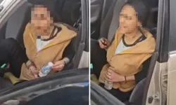 Park Halindeki Aracı Çalmaya Çalışan Kadın Yakalandı