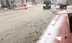 Sağanak kent merkezini, dolu Zorkun Yaylası’nı vurdu