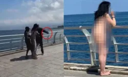 Sahilde Çıplak Dolaşan Kadın Darbedildi!