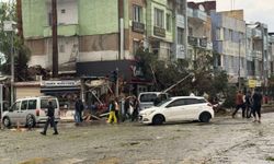 Şanlıurfa'da fırtına kamyoneti devirdi, minareyi yıktı! 12 kişi yaralı