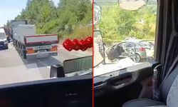 Feci kaza: TIR ile çarpışan otomobildeki çift öldü