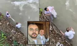 Sele kapılan amca ve yeğenin son görüntüleri ortaya çıktı