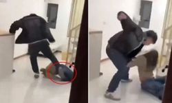 Skandal görüntü! Tüm birikimi batıran eşini darbetti