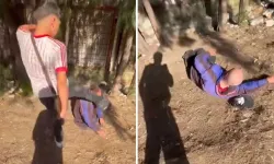 Sokakta Uyuyan Yaşlı Adama Tekme Attılar, Kaydedip Paylaştılar