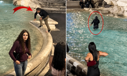 Tarihi çeşmeye atlayan turiste 27 bin TL ceza kesildi