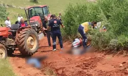 Traktör kazasında baba ile oğul öldü