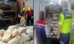 Uygunsuz koşullarda taşınan 1,2 ton sakatat imha edildi