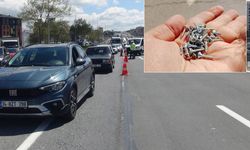Yola Saçılan Vidalar Kaosa Neden Oldu: Lastikler Patladı