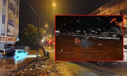 15 araç selde mahsur kaldı, 20 iş yerini su bastı