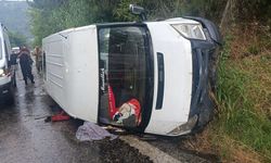 İşçi servisi devrildi: 1 ölü, 2’si ağır 10 yaralı
