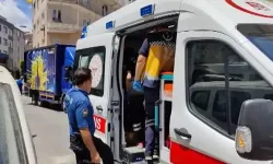 Kentsel dönüşümdeki binanın doğalgaz borularının kesimi sırasında patlama
