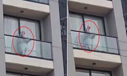 Balkonda çocuğa yapılanları görünce bağırmaya başladılar