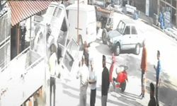 Burdur'da yanan kamyonete polisten hızlı müdahale