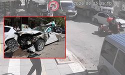 Freni boşalan hafriyat kamyonu, 10 araca çarptı; 5 yaralı