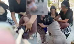 Genç kadın çocuğunun yanında 5 kişinin saldırısına uğradı