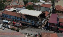 Tarihi çarşıdaki acı bilanço: Küle dönen 6 işletme görüntülendi