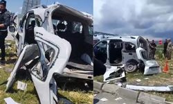 Kafa kafaya çarpışan araçlarda 4 kişi can verdi