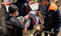 Kahramanmaraş'ta dağda mahsur kalan vatandaşın yardımına itfaiye koştu