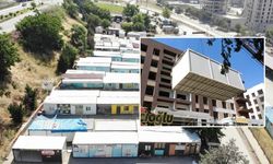 Kahramanmaraş'ta esnafa verilen konteynerler kaldırılmaya başlandı