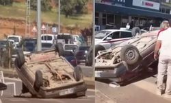 Kahramanmaraş’ta otomobil takla attı: 2 yaralı