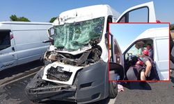 Kahramanmaraş’ta ticari araç kamyona arkadan çarptı: 1 yaralı