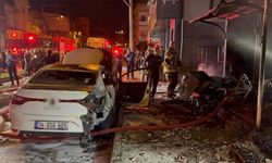 Mobilya dükkanının deposu alev alev yandı