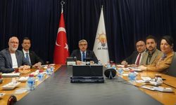 Prof. Dr. Mehmet Şahin AK Parti Genel Merkezi'ndeki kritik toplantıya katıldı