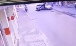 Yapay zeka değil, gerçek kaza görüntüsü: Otomobile böyle yapıştı