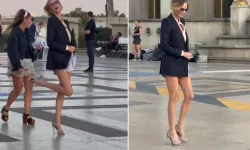 50 Yaşındaki Charlize Theron'dan Cesur Stil! Paris'te Tüm Bakışları Üzerine Çekti