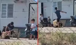Çocuklarının gözü önünde eşini bıçakla darbetti, tutuklandı