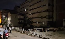 7 katlı binadan çatlama sesi gelince tahliye edildi