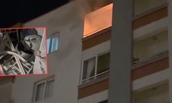 Apartman dairesinin balkonunda tüp patladı, yangın çıktı