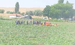 Ankara'da eğitim helikopteri düştü: Yaralılar var