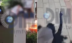 Çocuk parkında uygunsuz şekilde sarmaş dolaş olan yaşlı iki erkek görüntülendi