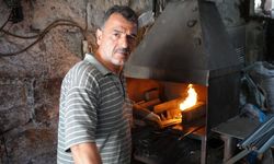 Demir ustalarından 100 derecede zorlu mesai