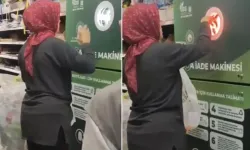 Depozito Makinesi Önünde Sıra Krizi! Vatandaşlar Birbirine Girdi