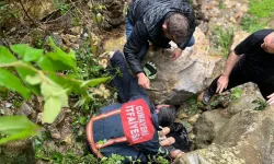 Dere yatağına uçan otomobilin sürücüsü yaşamını yitirdi