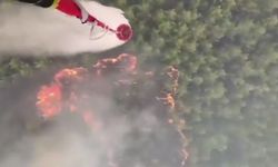 Muğla’daki orman yangınına 5 uçak ve 18 helikopterle müdahale sürüyor