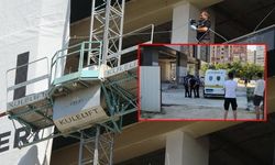 Elektrik akımına kapılan işçi, 7'nci kattan düşüp öldü