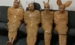 Hırsızlara Sıra Dışı Tuzak! Suçüstü Yakalandılar, Koli Bandıyla Sarıldılar