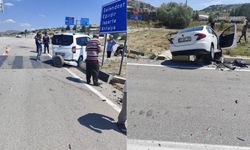 Isparta’da kavşakta kaza! Bir kişi hastaneye kaldırıldı