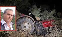 İzmir'de saman yüklü traktör devrildi! 58 yaşındaki sürücü hayatını kaybetti