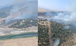 Kahramanmaraş'ta korkutan orman yangını! Helikopterler peş peşe havalandı
