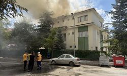 Kahramanmaraş'ta Orman İşletme Müdürlüğü Binasında Yangın Çıktı