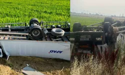 Kahramanmaraş’tan İzmir’e Giden AFAD Tırı Devrildi: 2 Yaralı
