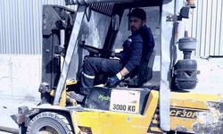 Kontrolden Çıkan Forklift Şarampole Yuvarlandı, İşçi Kurtarılamadı