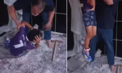 Küçük Çocuğa Şiddet Uygulayan Şüpheli Gözaltına Alındı